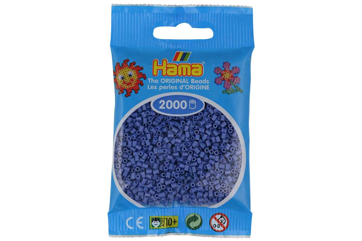 Hama mini perler 2000stk lavendel