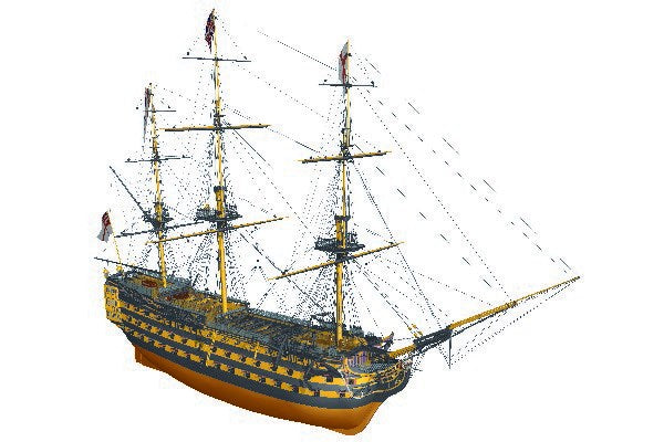 1:75 HMS Victory -Wooden hull