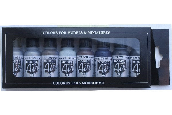 Model Air set metallic colors 8x17ml