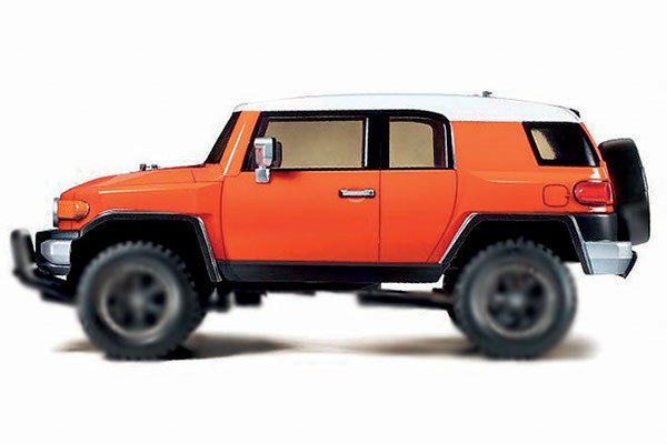 1/10 Scale R/C Toyota FJ Cruiser Body Parts Set