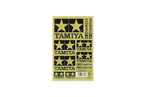 Tamiya Logo Stickers Gold