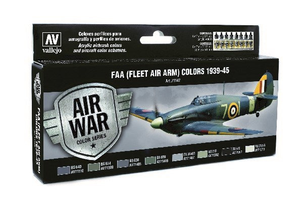 Model Air set Fleet Air Arm (FAA) 1939-45 8x17ml