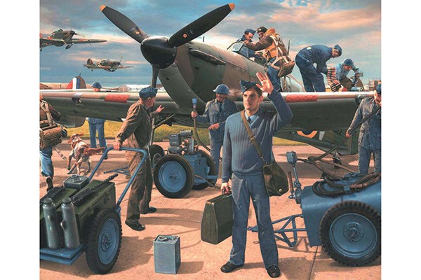 WWII RAF Ground Crew 1:48