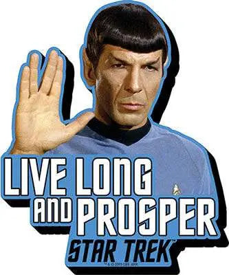 STAR TREK SPOCK QUOTE MAGNET