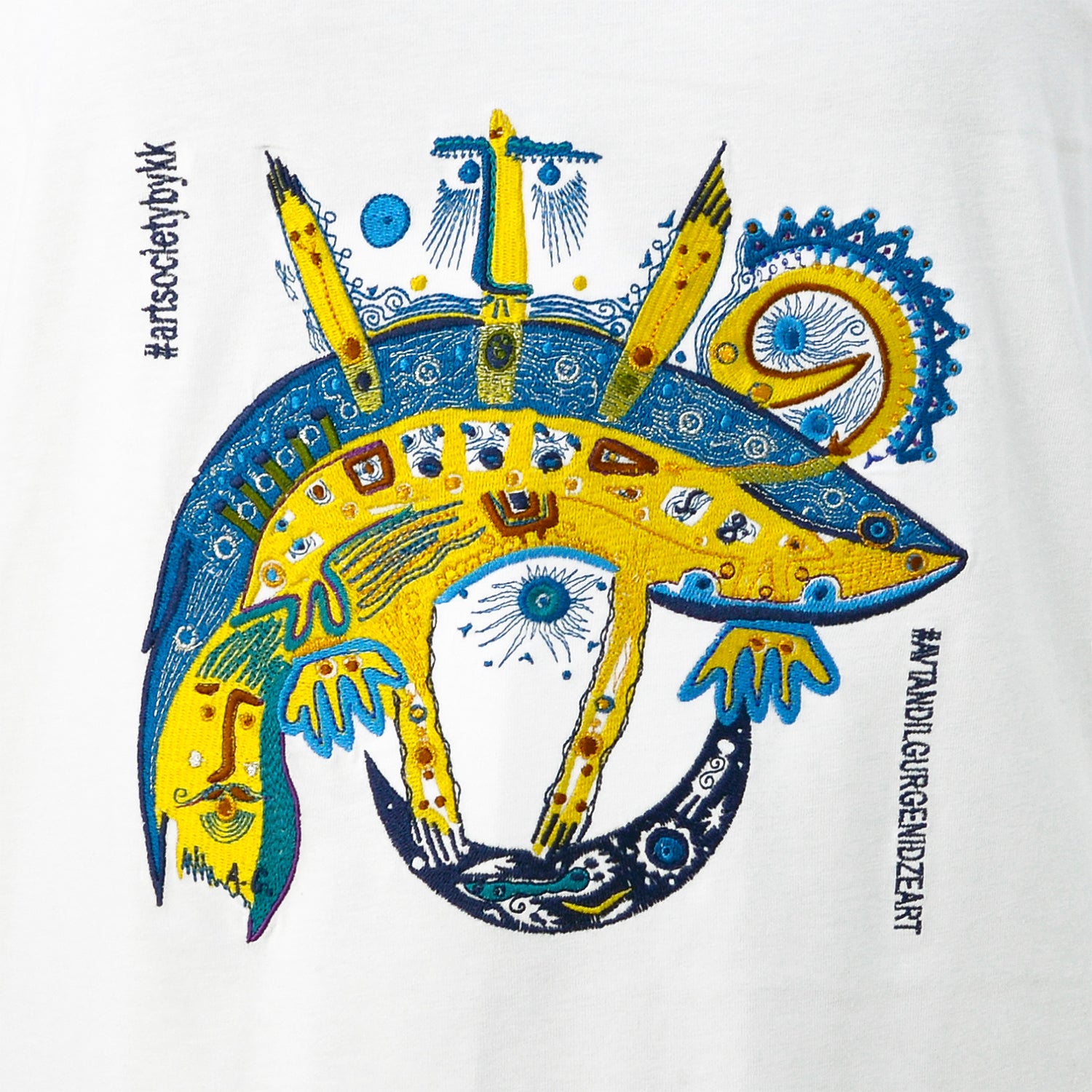 WP Merchandise Avtandil Gurgenidze T-shirt, Artwork I, white, M