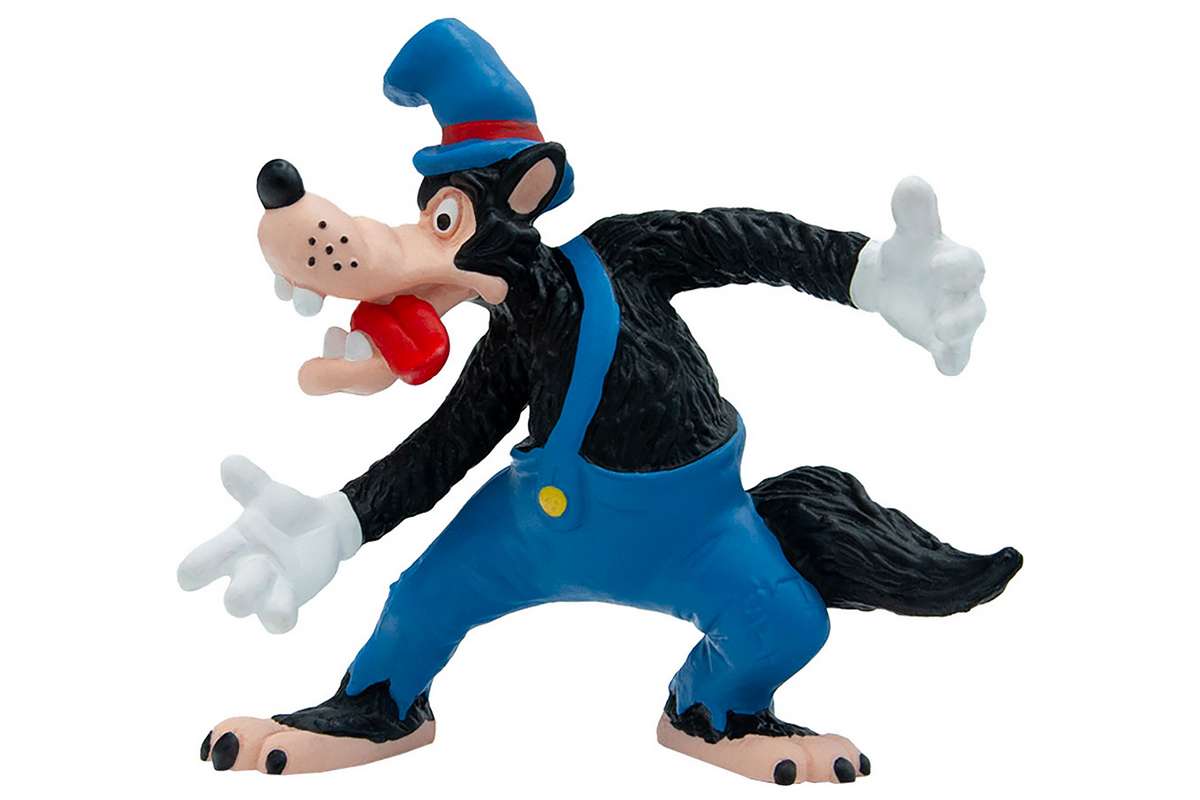Walt Disney store stygge ulv 4,5x8,5x7,7cm