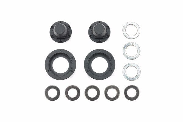 Hub Nuts for Single Wheels (Black/2pcs.)