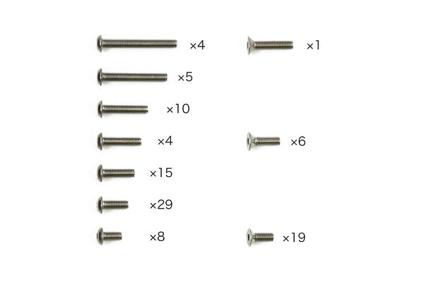 XV-02 Titanium Screw Set