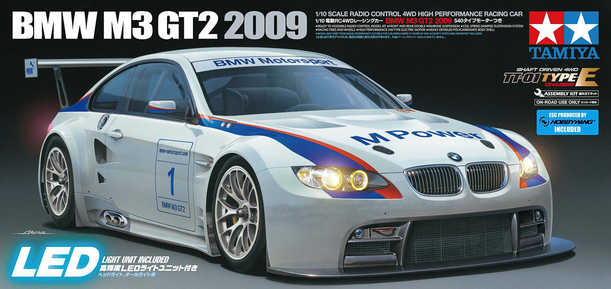 1/10 R/C BMW M3 GT2 2009 (TT-01 TYPE-E)
