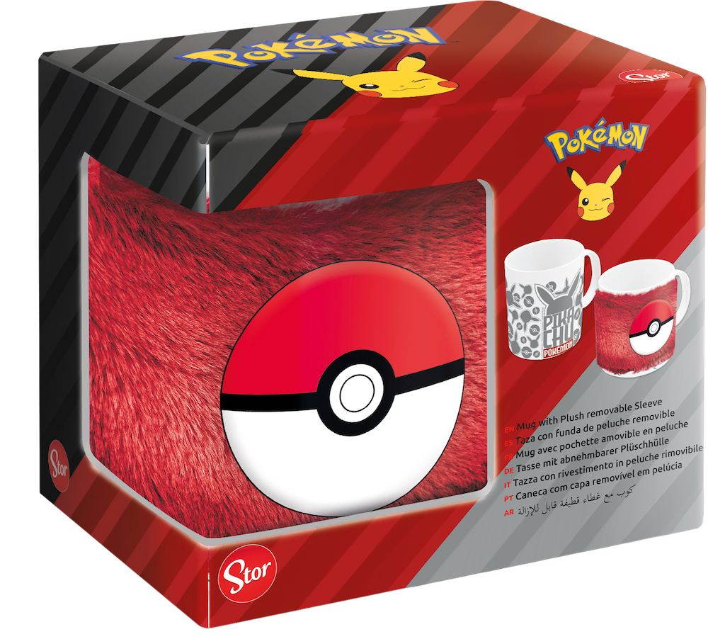 POKEMON - Pokéball - Plush Sleeve Mug 11oz