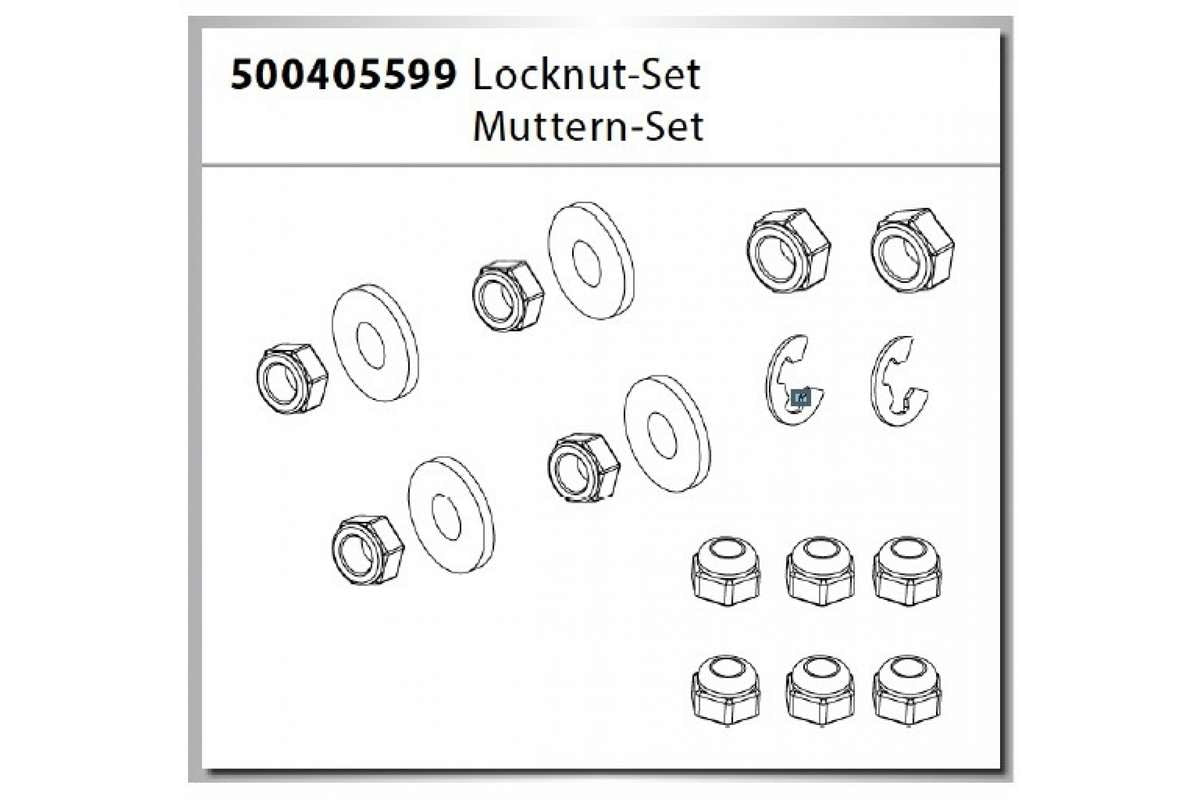 X-Crawlee pro Locknut Set