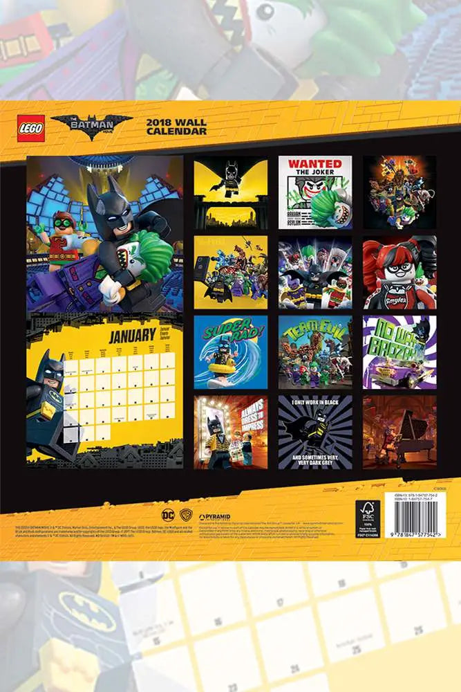 LEGO BATMAN 2018 CALENDAR