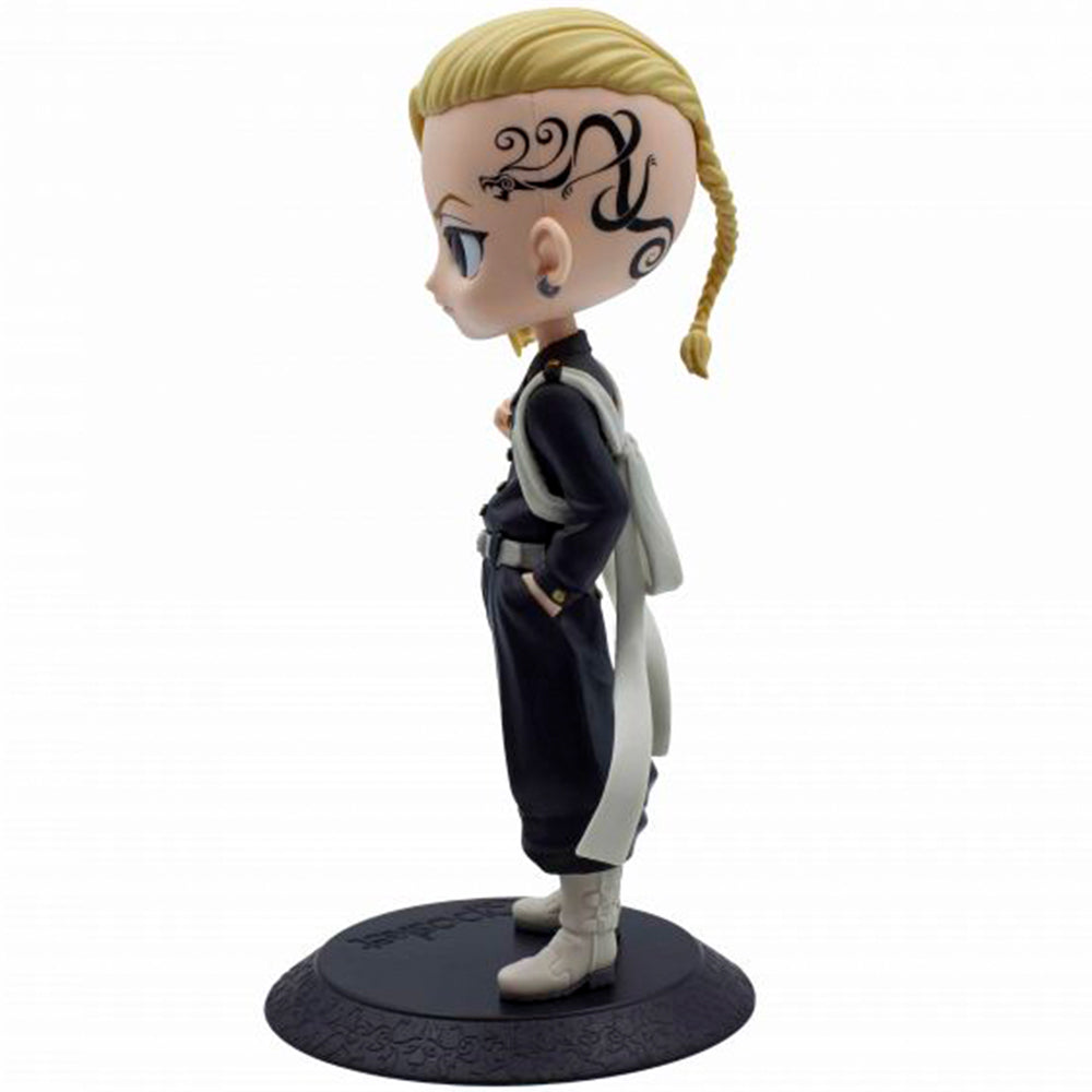 Bandai Banpresto Tokyo Revengers - Q Posket-Manjiro Sano＆Ken Ryuguji-(B:Ken Ryuguji) Figure