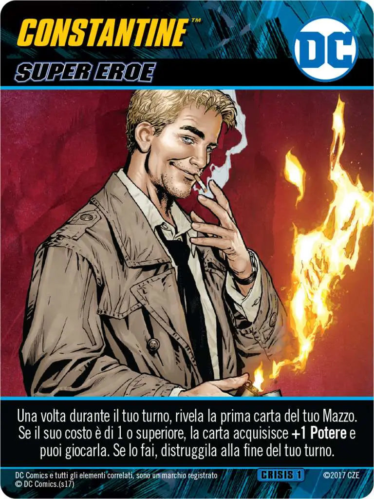 DC DECK BUILDING GAME CRISIS EXP SET ITA