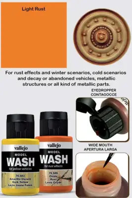 MODEL WASH 76505 LIGHT RUST