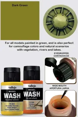 MODEL WASH 76512 DARK GREEN