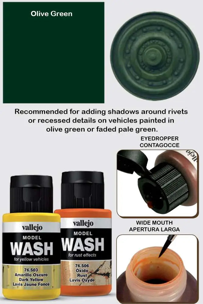 MODEL WASH 76519 OLIVE GREEN