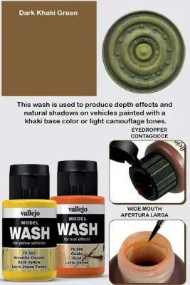 MODEL WASH 76520 DARK KHAKI GREEN