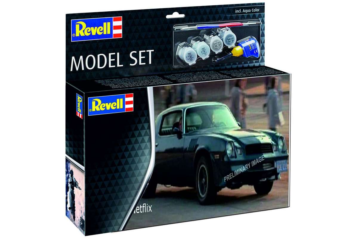 Model Set 'Stranger Things' Chevy Camaro Z/28 1:25