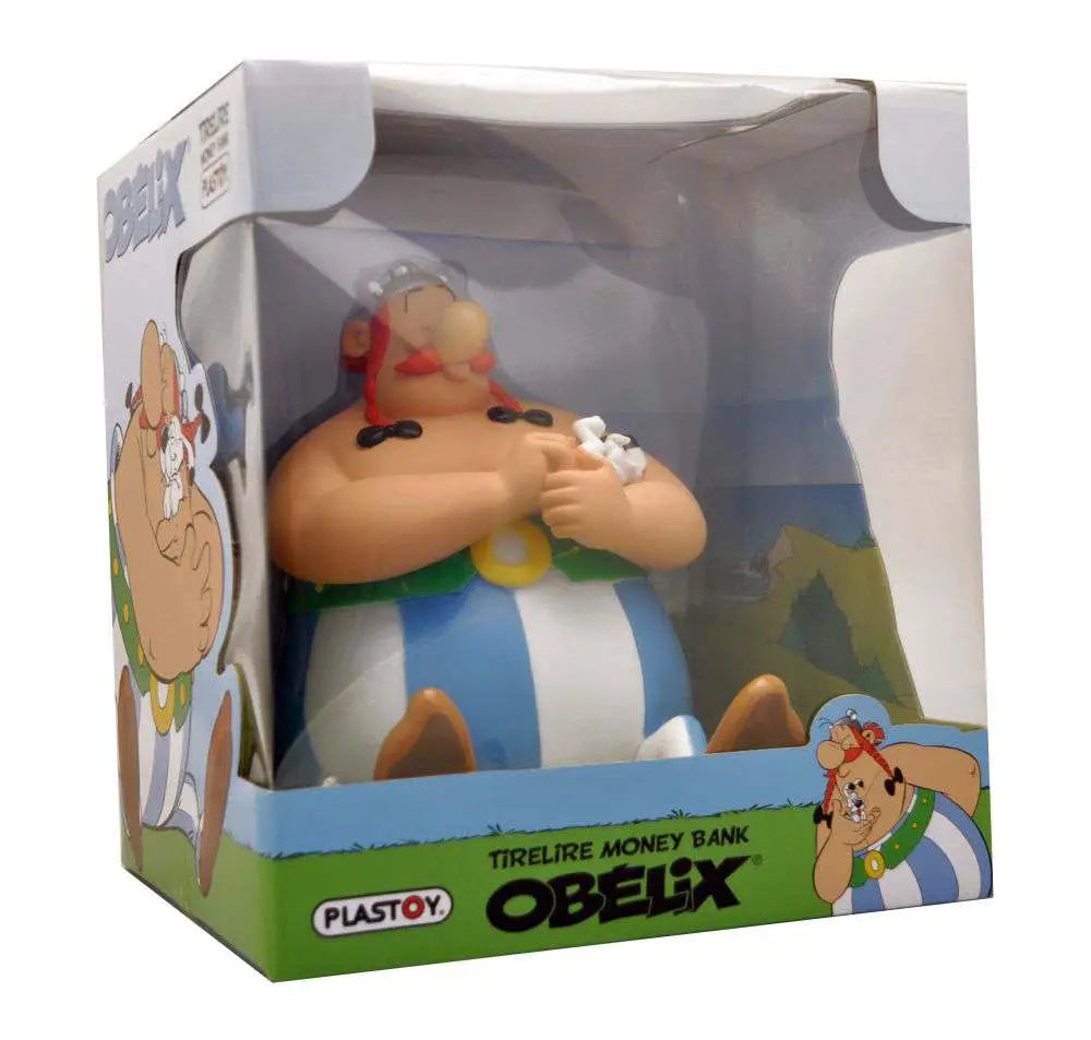 ASTERIX OBELIX WITH DOGMATIX MONEY BANK