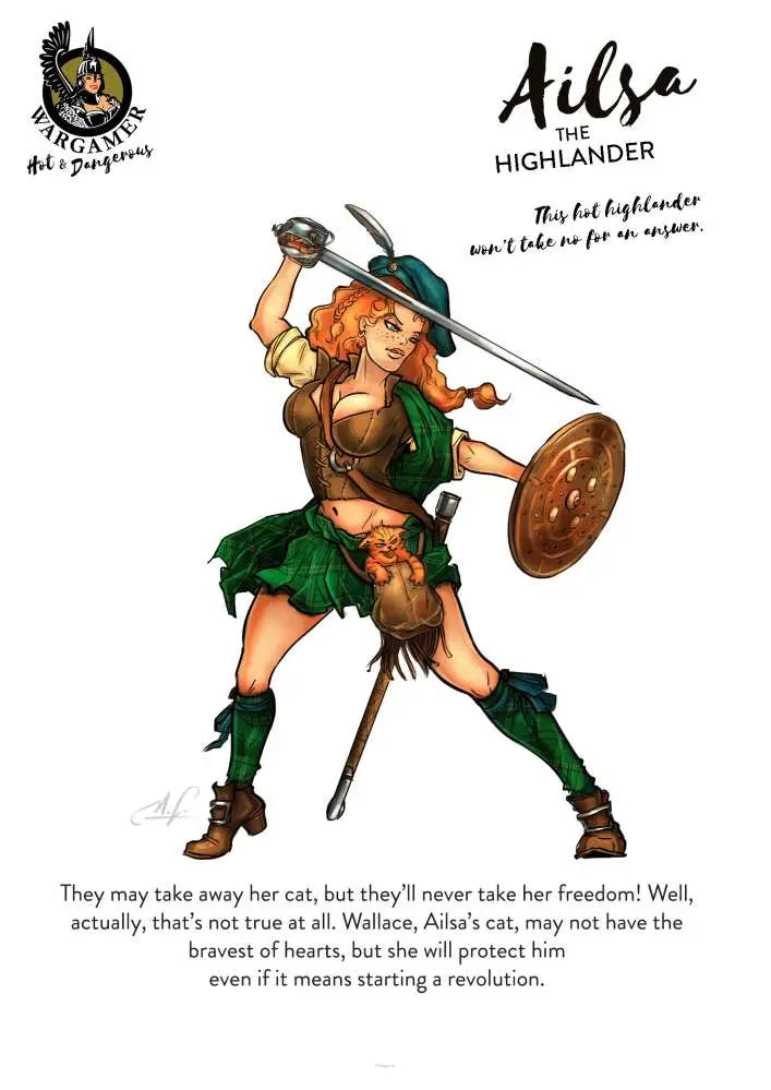 54 mm AILSA THE HIGHLANDER