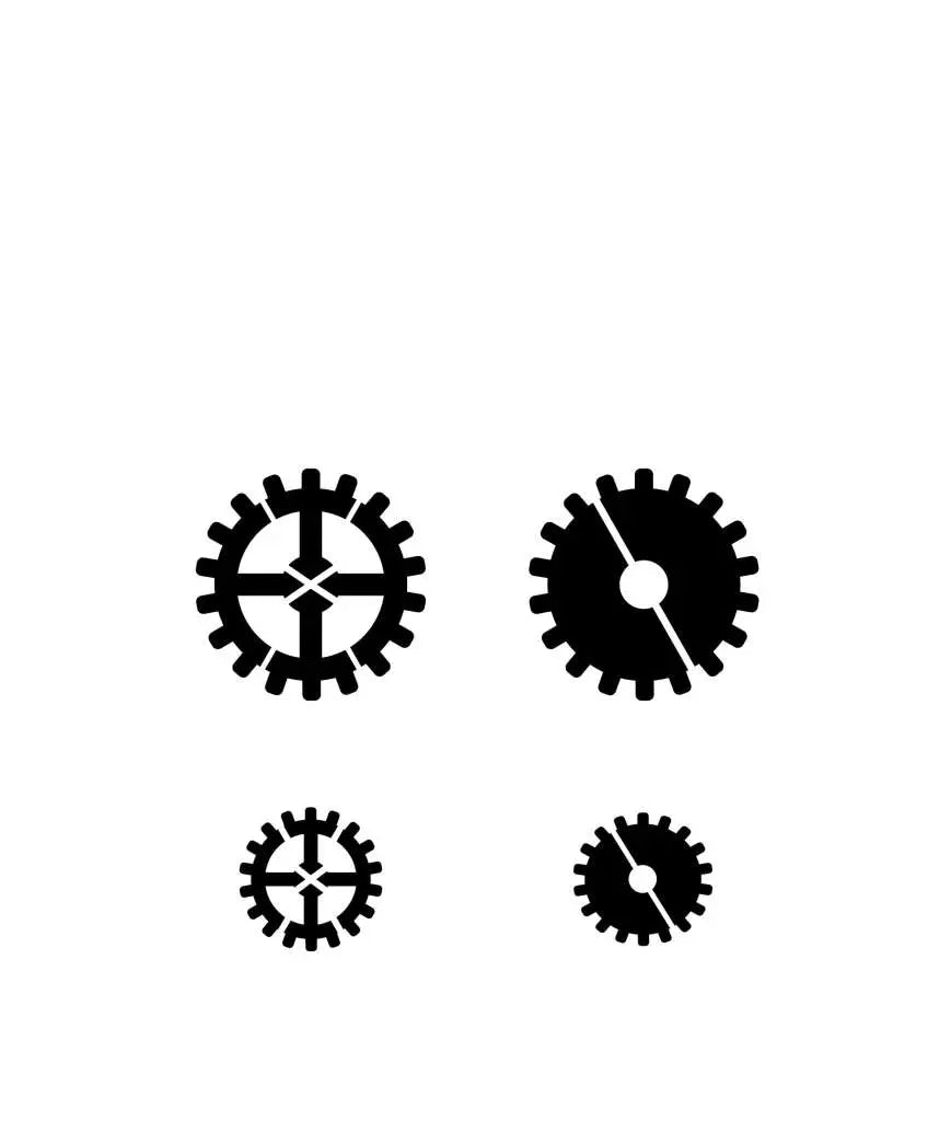 STENCIL STSF001 GEAR MARKINGS 125