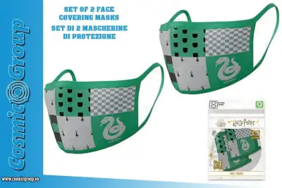HP SLYTHERIN FACE COVER MASK SET(2)