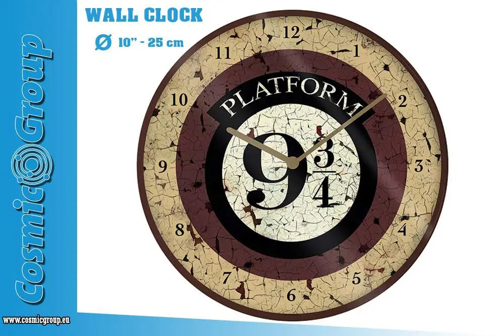 HP PLATFORM 9 3/4 WALL CLOCK