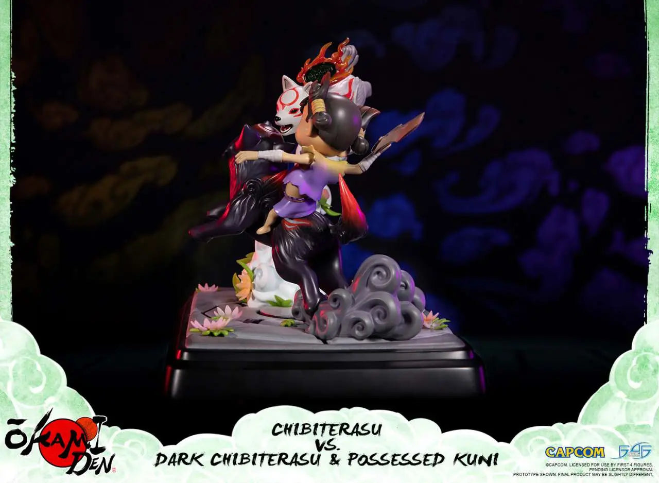 OKAMIDEN CHIBITERASU vs DARK CHIBITERASU