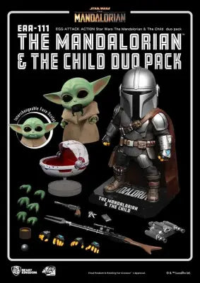 SW EGG AA MANDALORIAN & THE CHILD DUO PK
