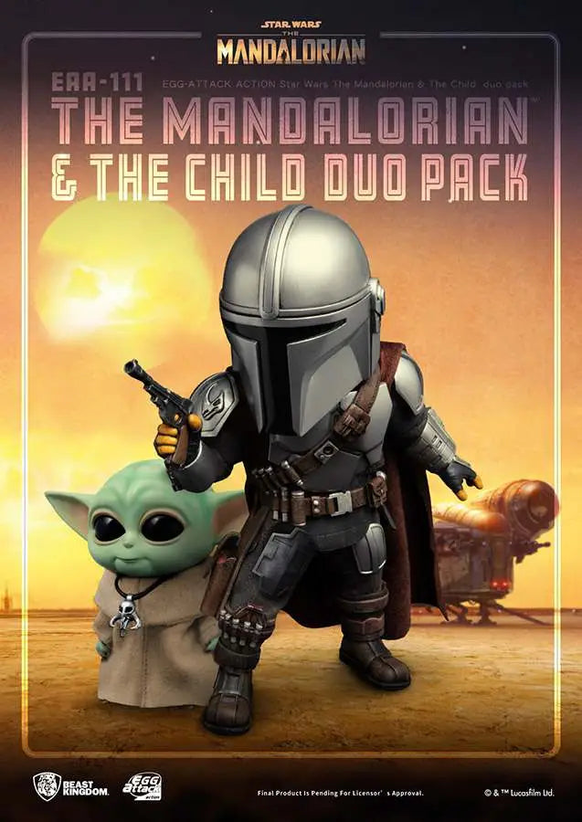 SW EGG AA MANDALORIAN & THE CHILD DUO PK