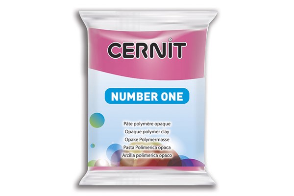 Cernit 481 Number One 56g hindbærrød