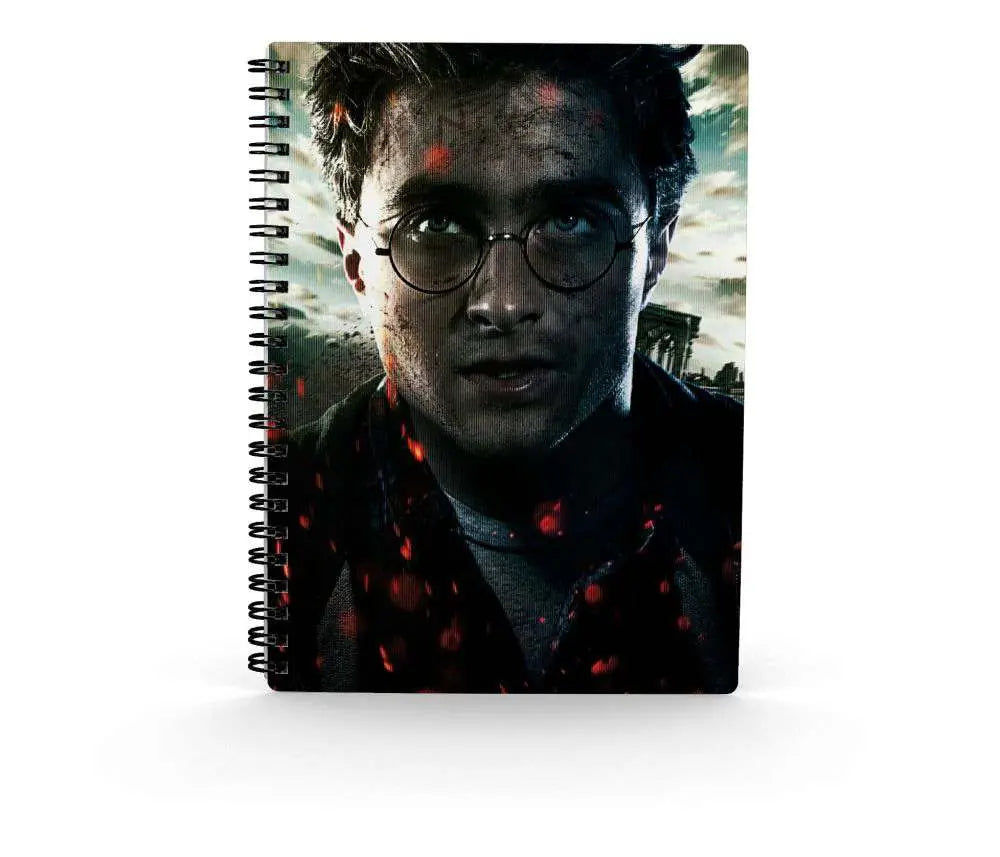 HP FACE 3D EFFECT SPIRAL NOTEBOOOK