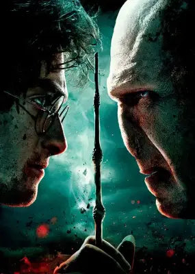 HP HARRY VS VOLDEMORT 3D EFFECT NOTEBOOK