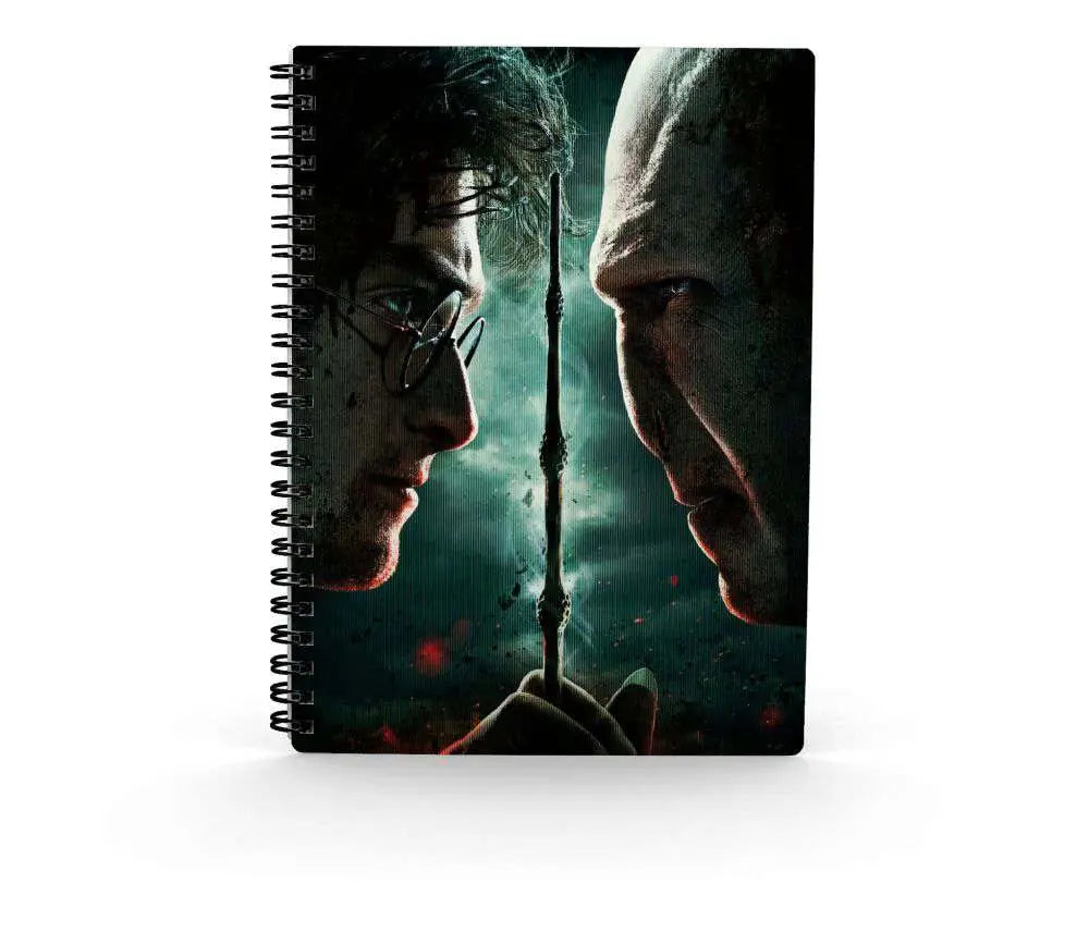 HP HARRY VS VOLDEMORT 3D EFFECT NOTEBOOK