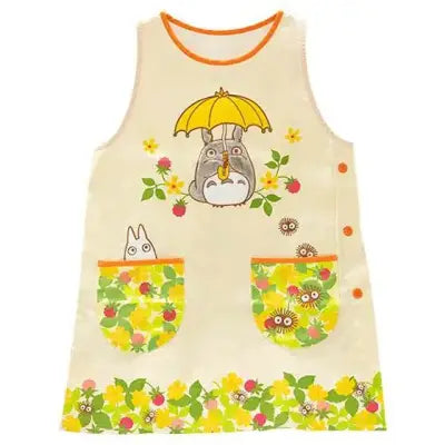 TOTORO FLOWERS APRON