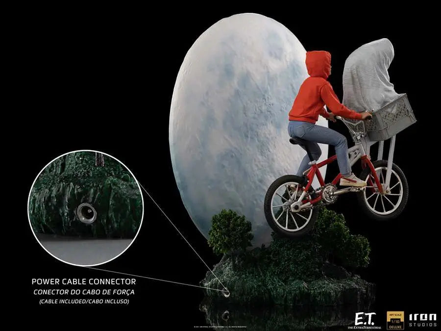 E.T. AND ELLIOT 1/10 ART DELUXE STATUE