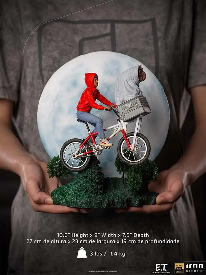 E.T. AND ELLIOT 1/10 ART DELUXE STATUE