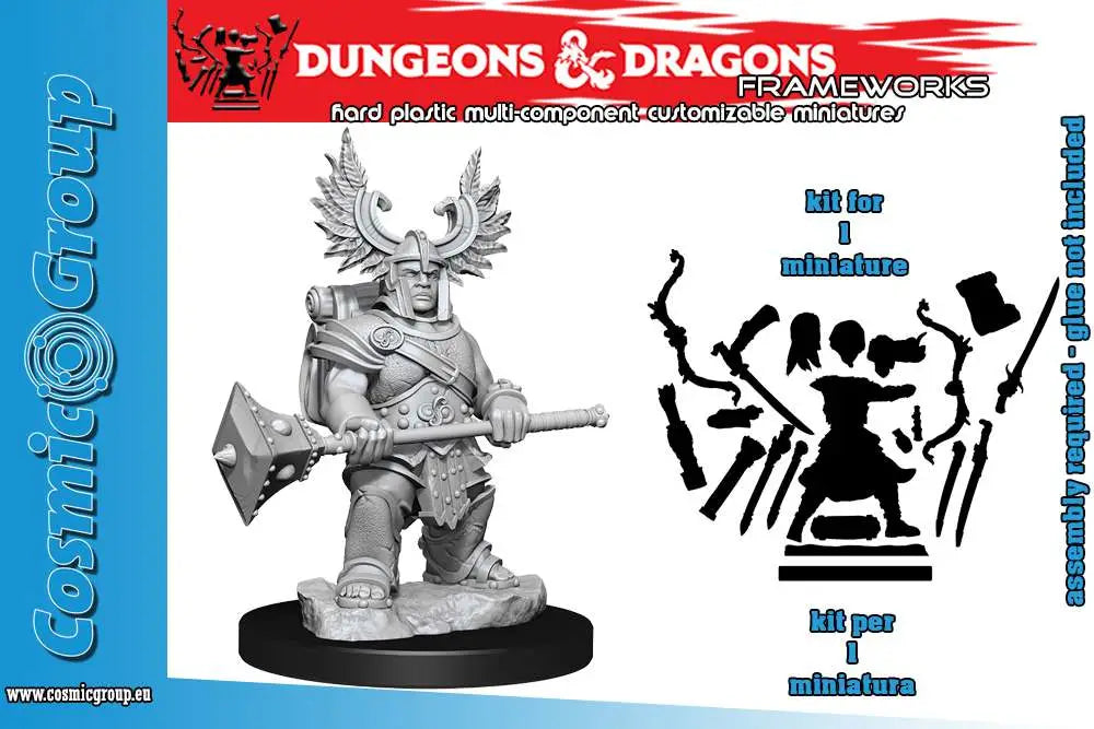 D&D FRAMEWORKS-DWARF BARBARIAN FEMALE