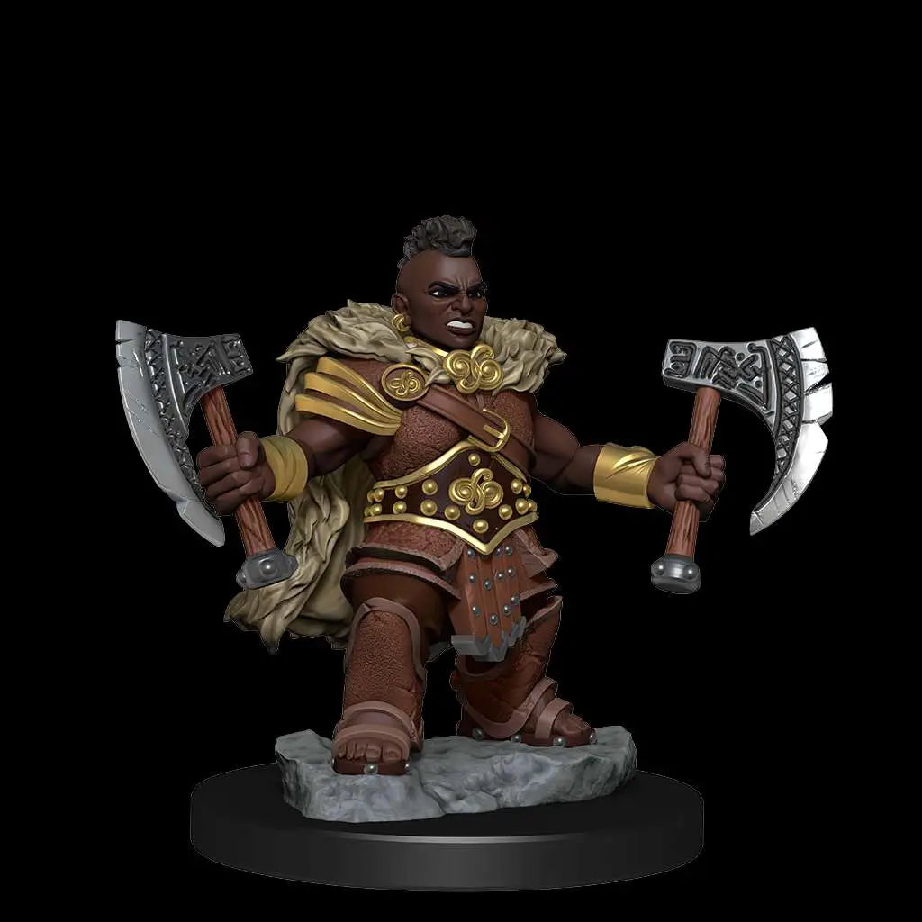 D&D FRAMEWORKS-DWARF BARBARIAN FEMALE