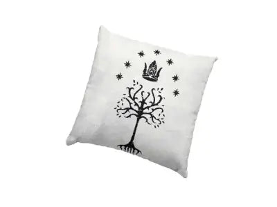 LOTR WHITE TREE OF GONDOR SQUARE CUSHION