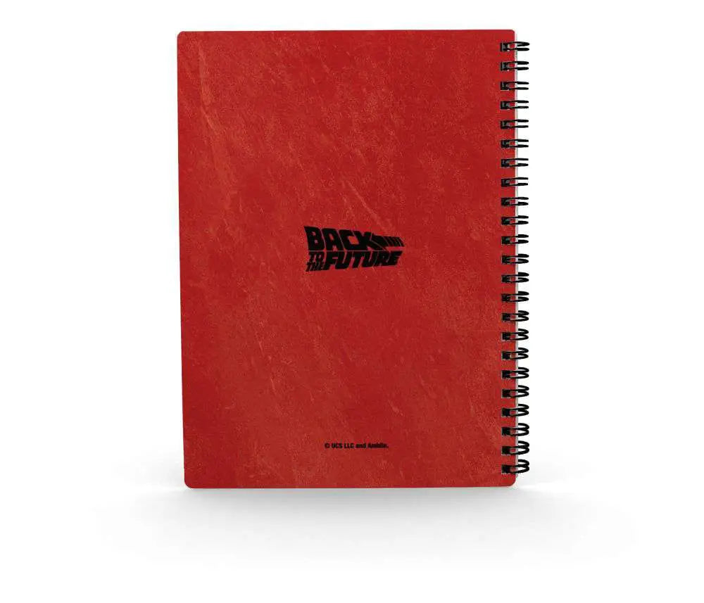 BTTF POSTER DELOREAN 3D EFFECT NOTEBOOOK