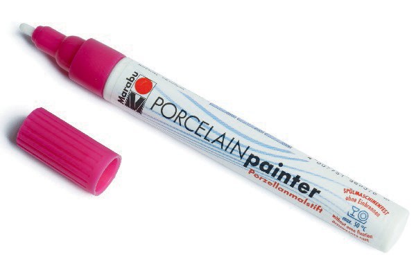 Porcelain painter 1-2mm 005 raspberry