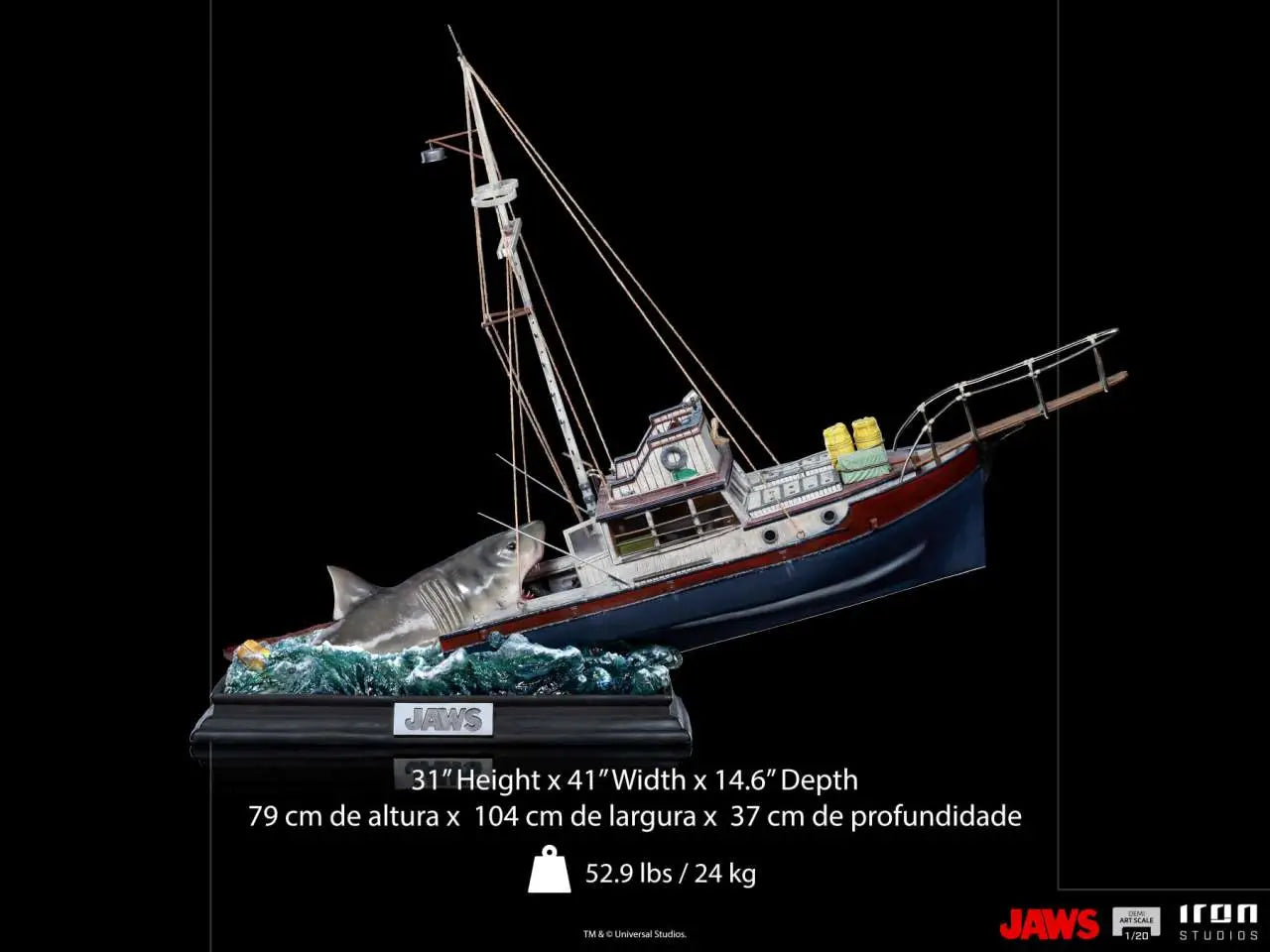 JAWS ATTACK DEMI ART 1/20 STATUE