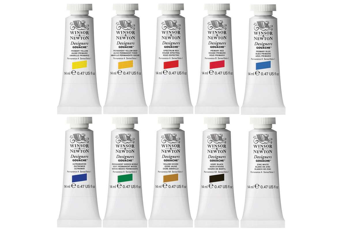 Designers Gouache intro set 10x14ml row