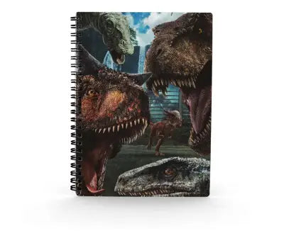 JURASSIC WORLD SELFIE 3D EFFECT NOTEBOOK
