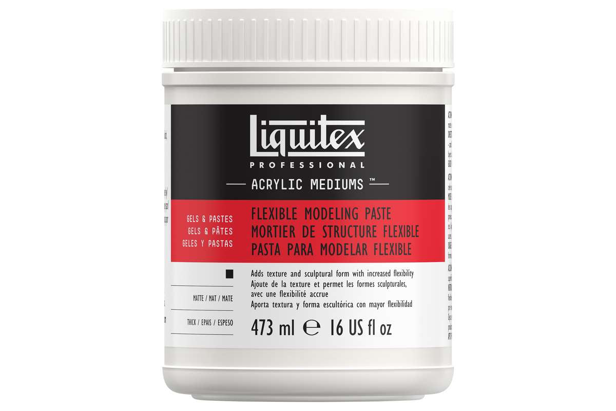 Acrylic medium flexible modeling paste 473ml