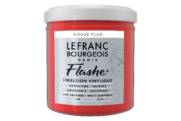 Flashe Acrylic 125ml Fluroescent Red 409