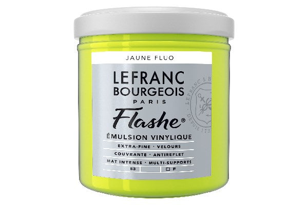 Flashe Acrylic 125ml Fluroescent Yellow 163