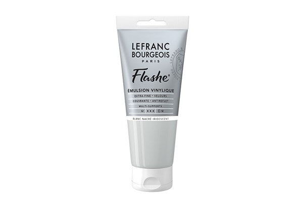 Flashe acrylic 80ml pearl white iridescent